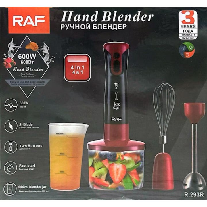 Blender de mana profesional, 4 in 1