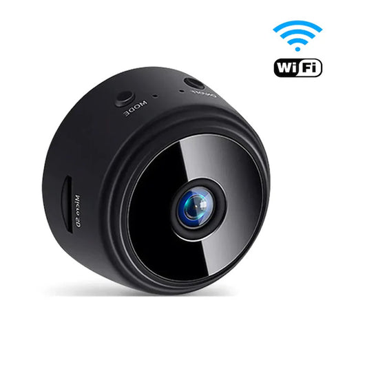 Camera Spion Wireless Mini, Calitate Full HD 1080p, Functie Audio-Video, Detectare a Miscarii, Night Vision, Filmare in bucla, Sistem magnetic de prindere, Suporta card memorie, Negru